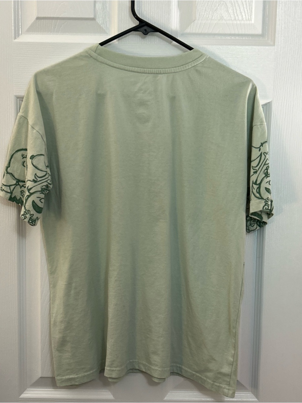 Peanuts by Schulz Snoopy Charlie Brown Graphic Tee Green Size Small - Picture 3 of 10
